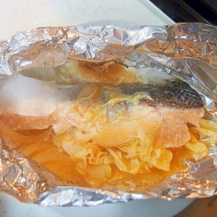 鮭味噌マヨネーズホイル焼き